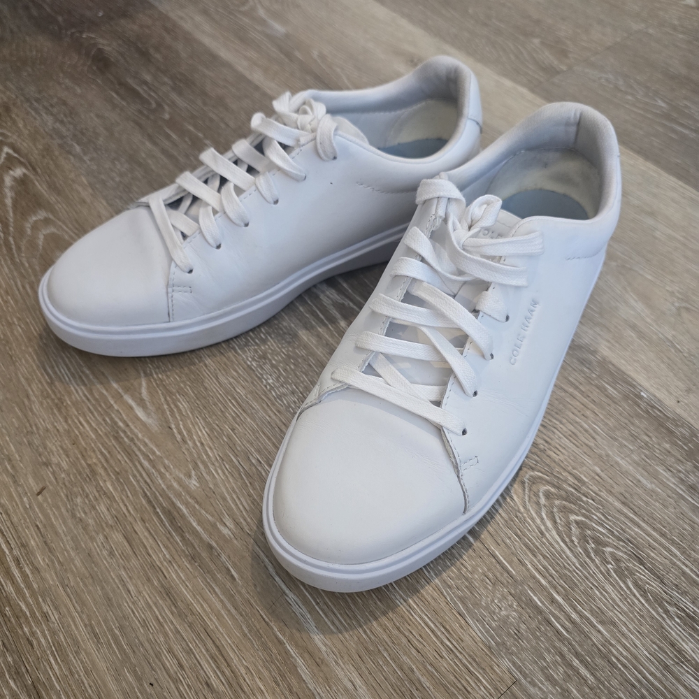 Cole Haan White GrandPro Crosscourt Traveler Sneakers